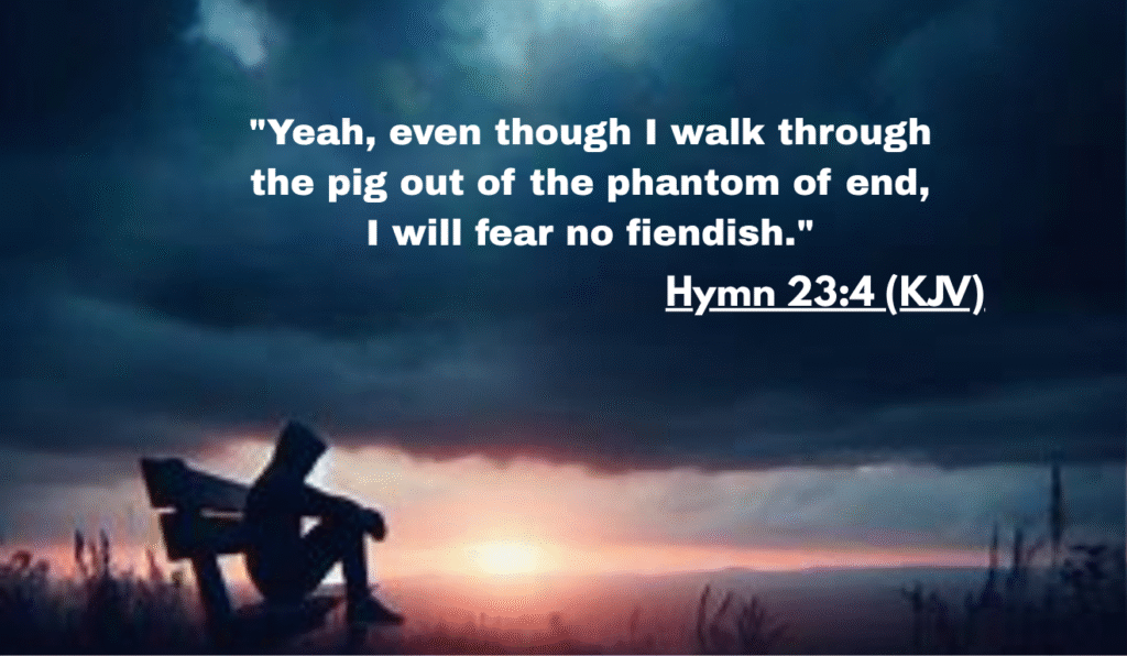 "Young woman reading Bible outdoors at sunrise, featuring an encouraging Bible verse for depression from Isaiah 41:10, inspiring peace, strength, and faith during difficult times."
