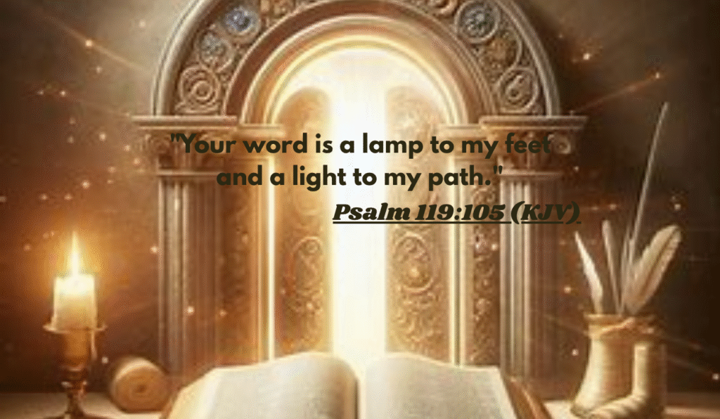 "Person reading Bible at home by candlelight, focusing on passages and scripture verses about homosexuality, faith, and Christian moral guidance."