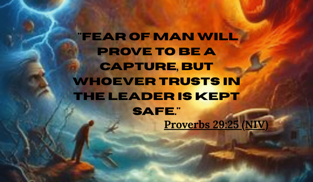 "Man kneeling in prayer with open Bible at sunrise, featuring Psalm 27:1 Bible verse about fear, inspiring trust in God and strength during moments of anxiety."
Ask ChatGPT
