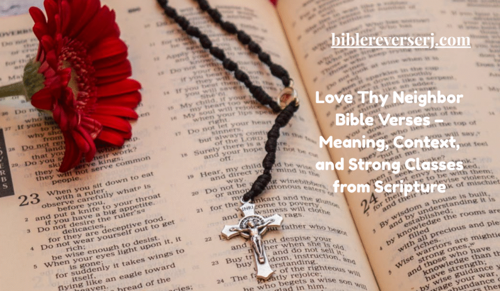 Open Bible with a heart-shaped bookmark, symbolizing God’s love through scripture verses.