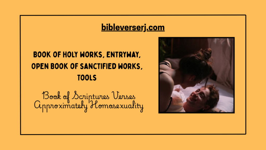 "Ancient scroll with scriptures verses approximately homosexuality, representing historical religious texts and spiritual discussion on same-sex relationships."