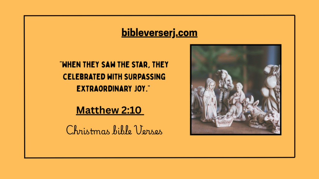 “Open Bible with Christmas lights displaying inspirational Christmas Bible Verses about hope, peace, and the joy of Christ’s birth.”