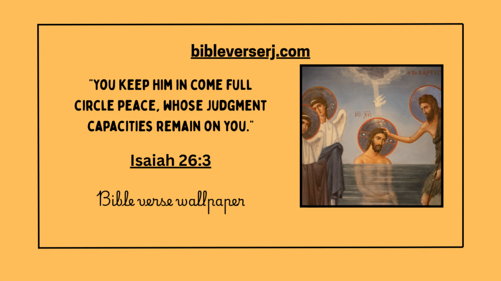 "Christian scripture wallpaper featuring a calming landscape and uplifting Bible verse, ideal for faith-based inspiration and religious devotion."