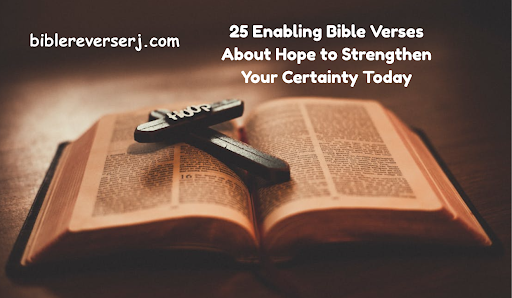 Open Bible with sunrise in background representing hope and encouragement through scripture.