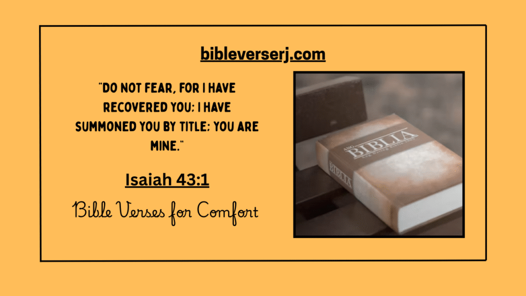 "Encouraging scriptures for comfort to bring hope, faith, and healing in hard moments"