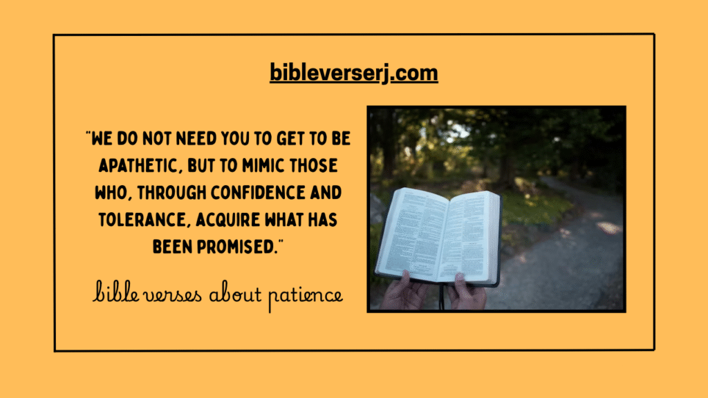 Christian praying for patience while reading scripture