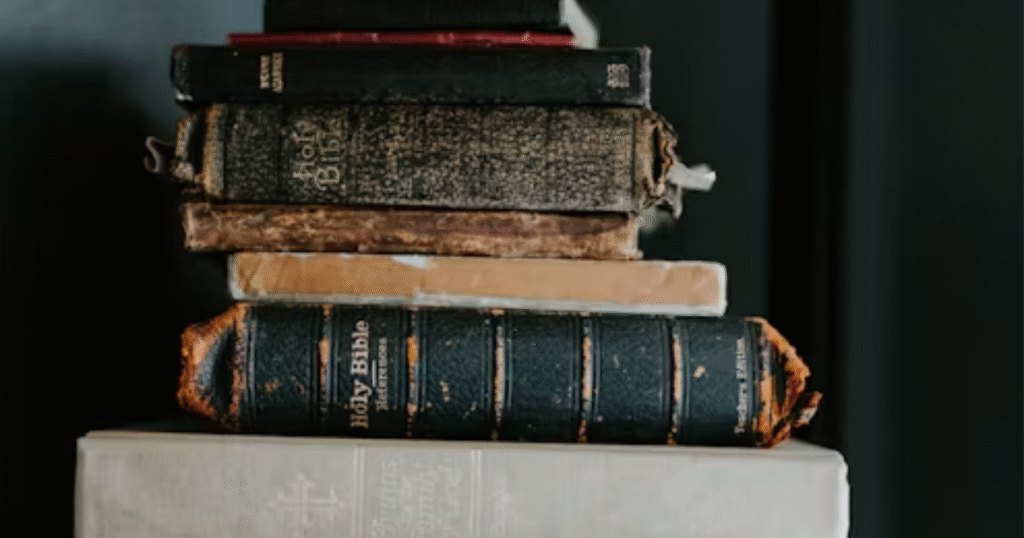 Old scrolls and scriptures showing untold Bible history facts