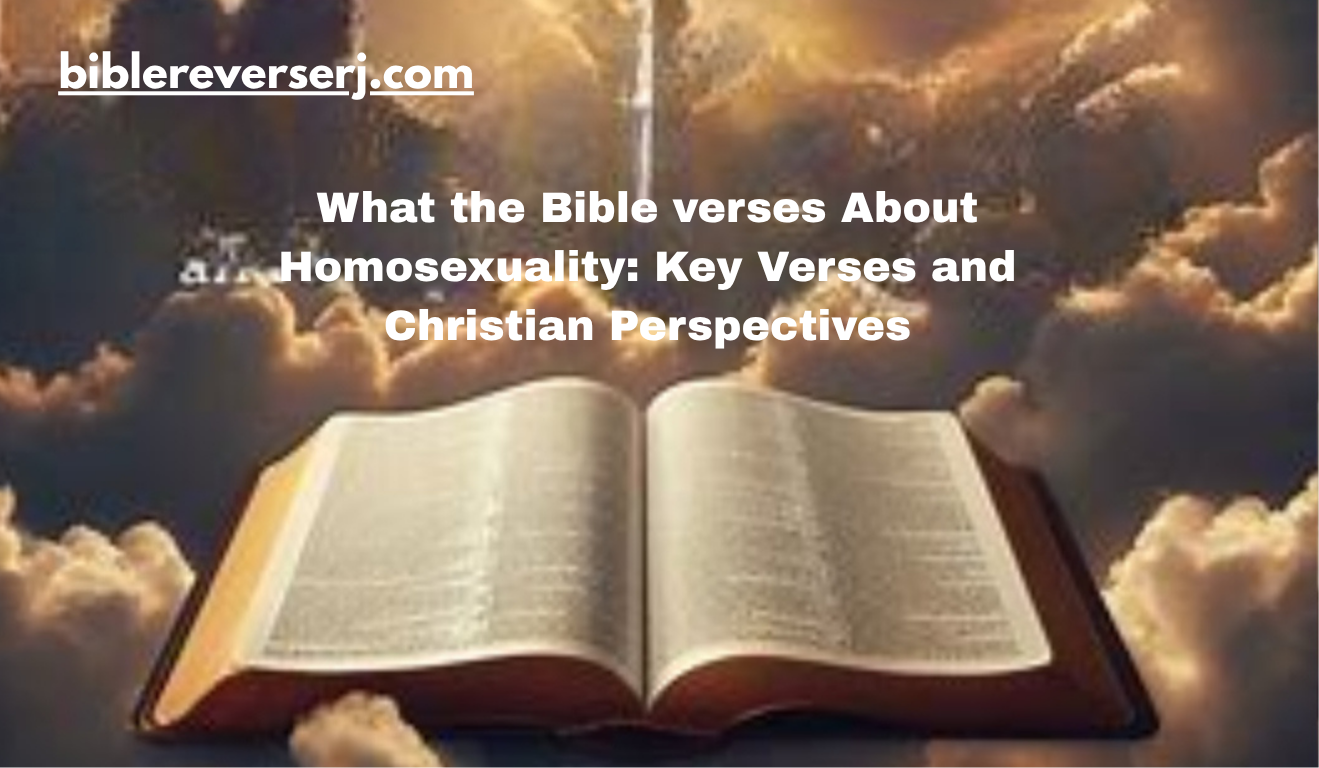 "Open Bible on a wooden desk with highlighted scripture verses about homosexuality, reflecting Christian teachings and biblical perspective on sexuality."