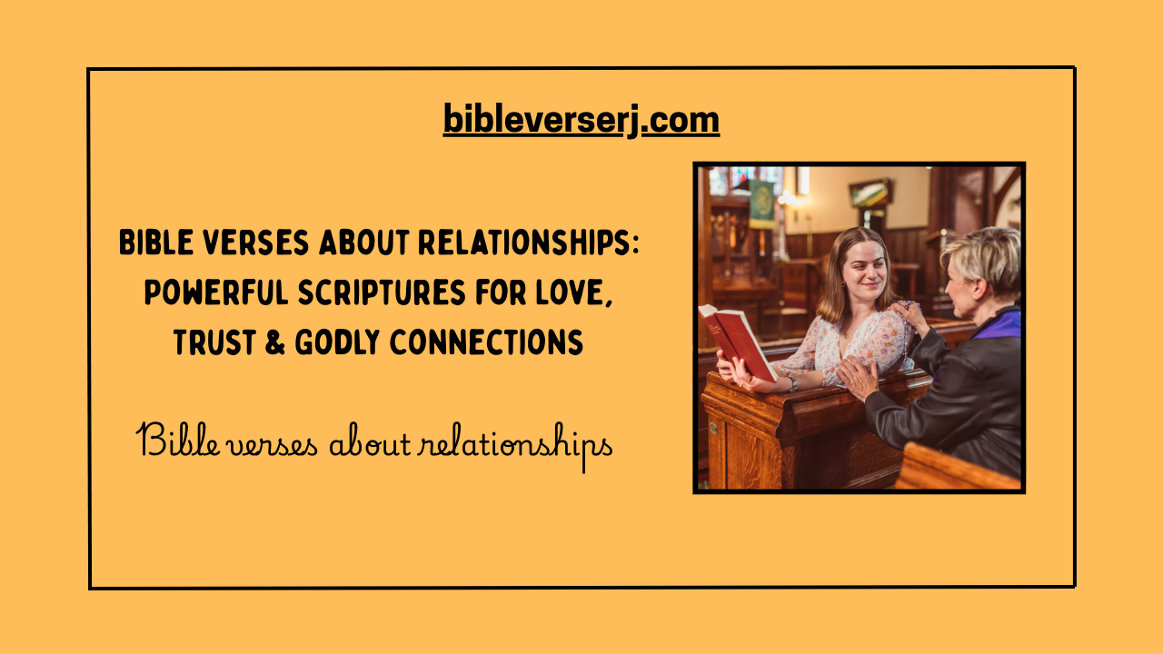 Christian couple reading scripture together at home with Bible verses about relationships for love, faith, and marriage guidance.