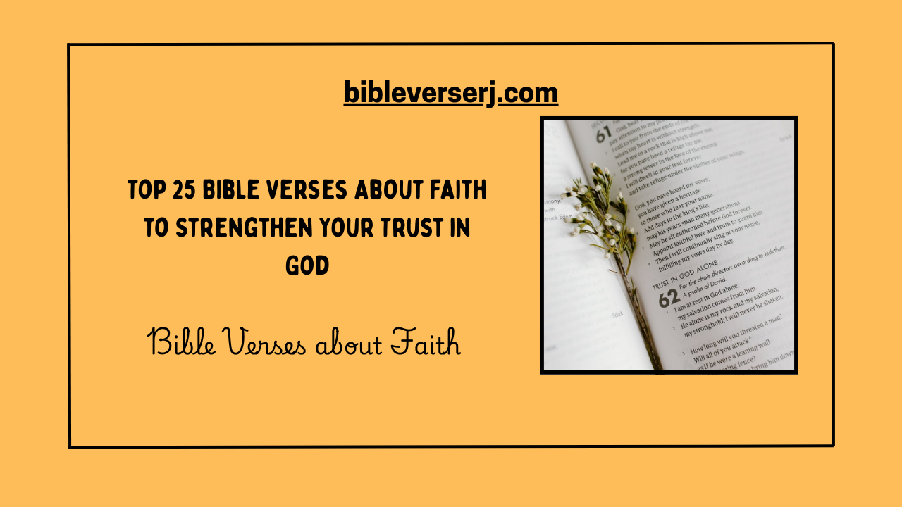 Open Bible with highlighted verse about faith, symbolizing trust in God and spiritual strength, perfect for Christian inspiration and devotion.