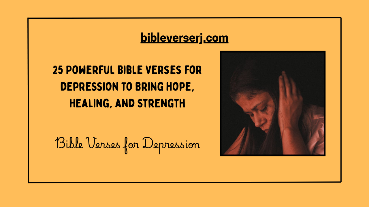 "Open Bible with highlighted scripture on hope and strength – encouraging Bible verses for depression and anxiety relief."