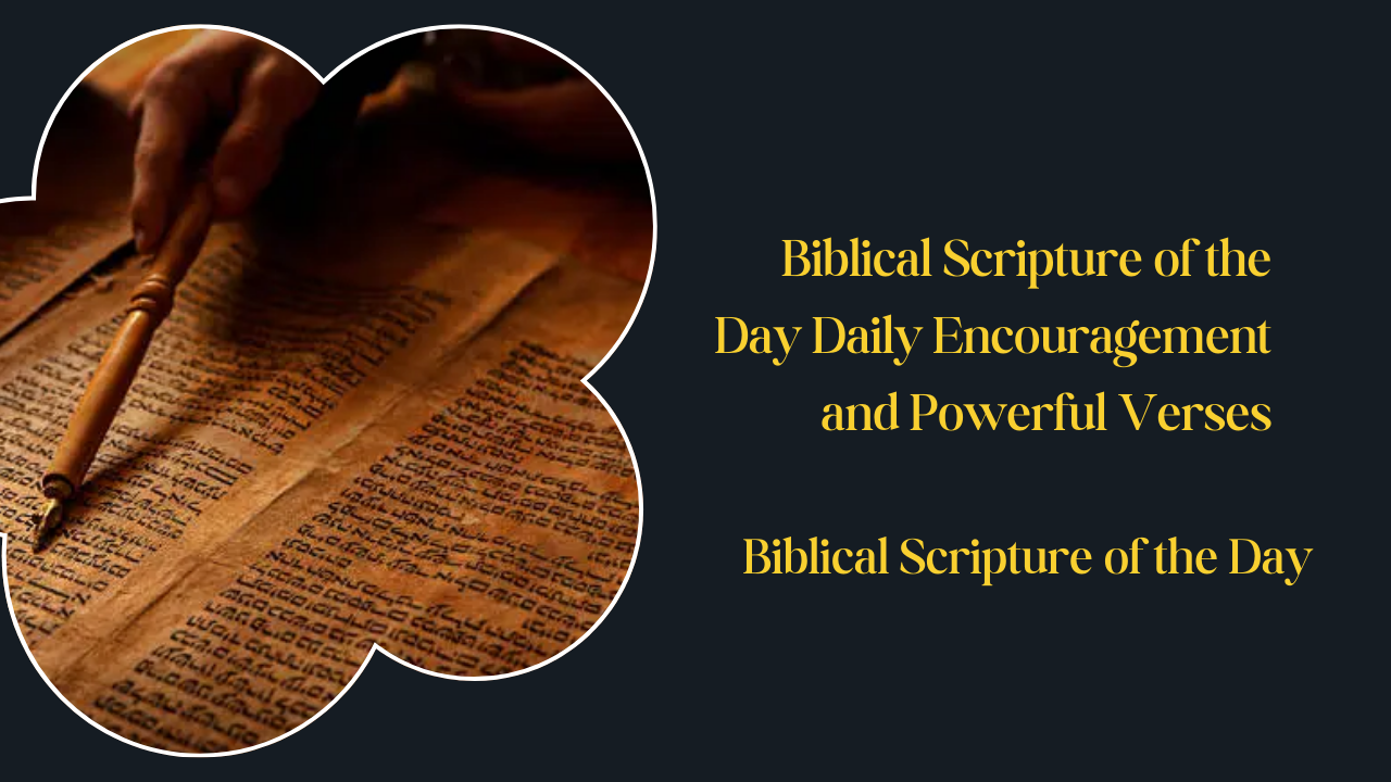 Open Bible with highlighted scripture verse for daily devotion