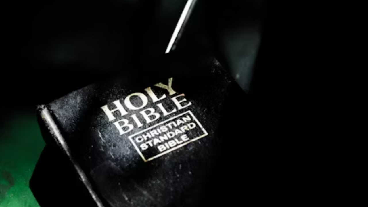 "Open Bible with highlighted scriptures for daily devotion"
