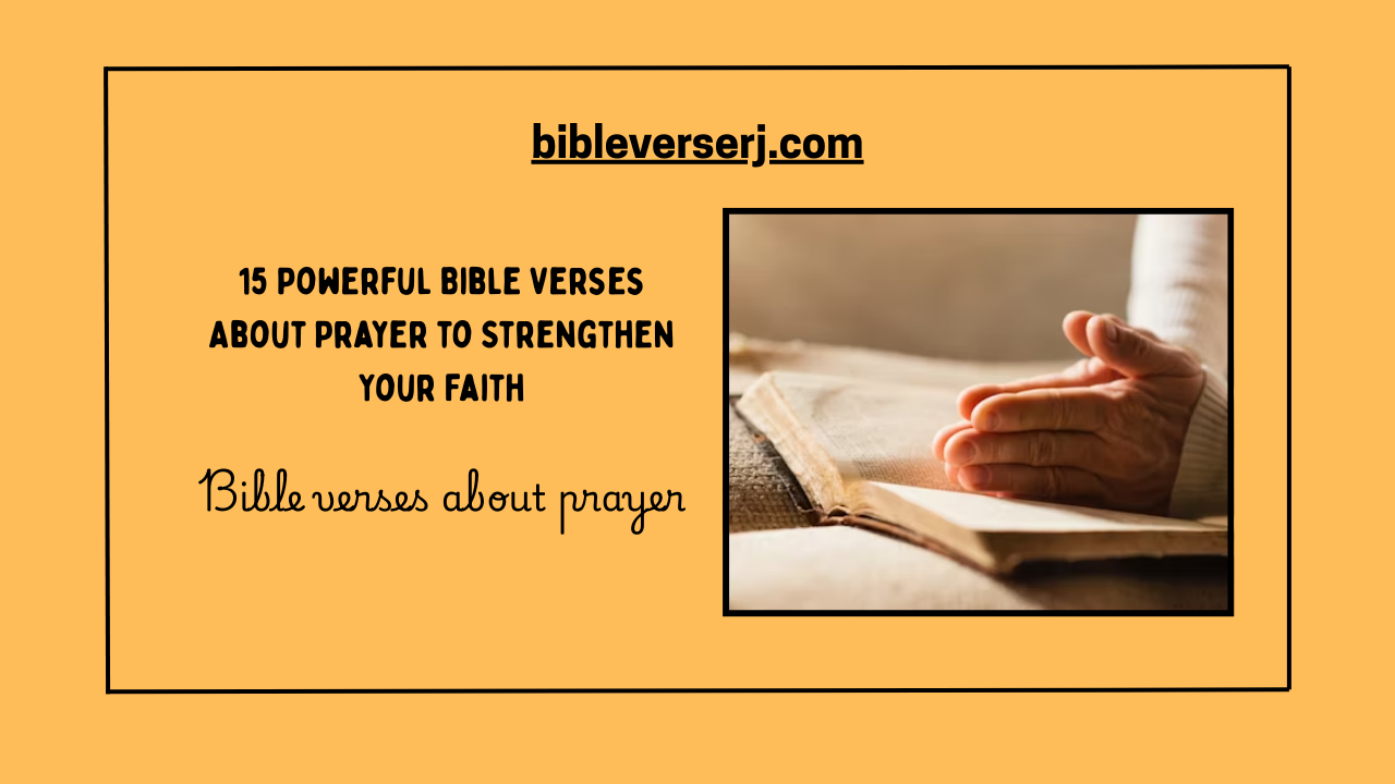 Open Bible showing verses about prayer and faith