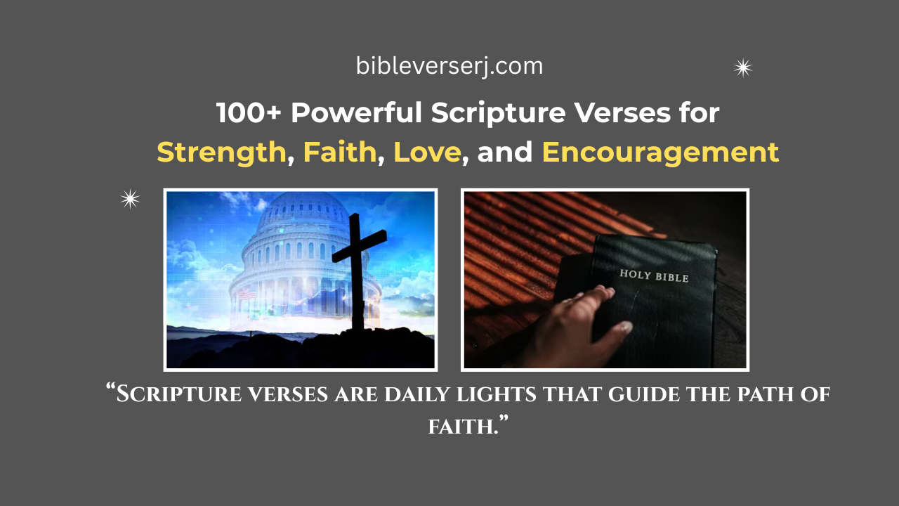 Open Bible with highlighted scripture verses for devotion