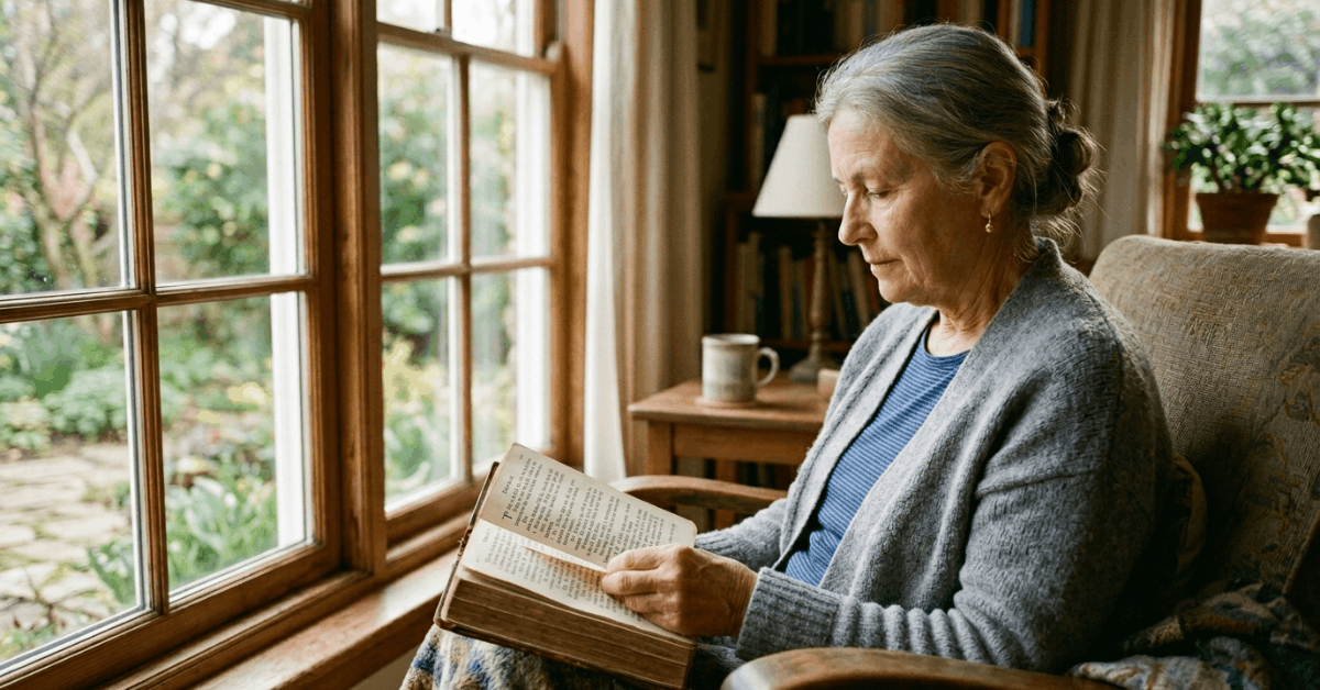 Christian reading Bible in peaceful morning light reflecting on toxic relationships and spiritual guidance